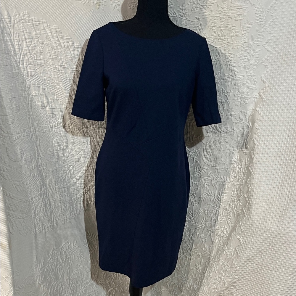 Lafayette 148 NewYork‎ Blue Sheath Dress, size 6